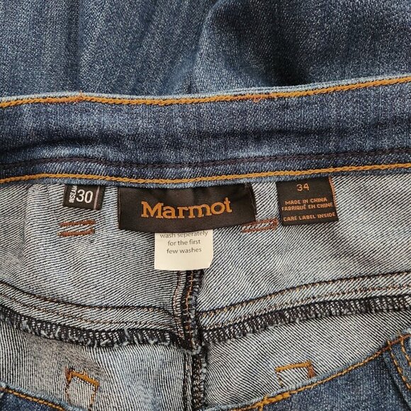 Marmot Men's Straight Leg Jeans Size 34 - Picture 6 of 6